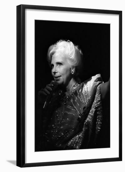 Marion Montgomery, Ronnie Scotts, Soho, London, 1987-Brian O'Connor-Framed Photographic Print