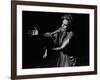 Marion Montgomery Singing at the Forum Theatre, Hatfield, Hertfordshire, 17 March 1979-Denis Williams-Framed Photographic Print