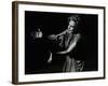 Marion Montgomery Singing at the Forum Theatre, Hatfield, Hertfordshire, 17 March 1979-Denis Williams-Framed Photographic Print