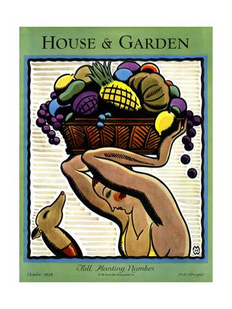House & Garden Cover - October 1928