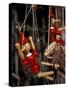 Marionette, Pinocchio Puppet, Taormina, Sicily, Italy-Connie Ricca-Stretched Canvas