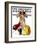 "Marionettes" Saturday Evening Post Cover, October 22,1932-Norman Rockwell-Framed Giclee Print