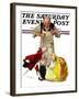 "Marionettes" Saturday Evening Post Cover, October 22,1932-Norman Rockwell-Framed Giclee Print