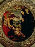 Triptych, Central Panel: Enthroned Maria Lactans, 1500-Mariotto Albertinelli-Giclee Print