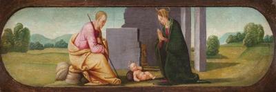 The Holy Family-Mariotto Albertinelli-Framed Giclee Print