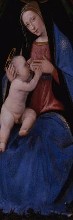 Triptych, Central Panel: Enthroned Maria Lactans, 1500