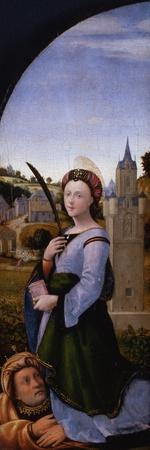 Triptych: Saint Barbara and Her Father Dioscurus, 1500