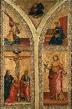 Altar Wing Depicting the Crucifixion, St. Dorothy and Other Saints, C.1420-Mariotto di Nardo-Framed Giclee Print