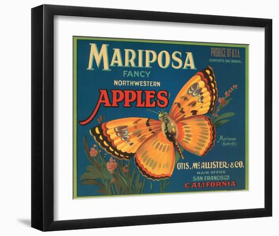 Mariposa Fancy Northwestern Apples-null-Framed Art Print