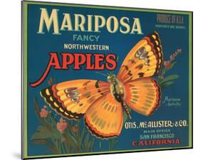Mariposa Fancy Northwestern Apples-null-Mounted Art Print
