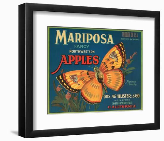 Mariposa Fancy Northwestern Apples-null-Framed Art Print