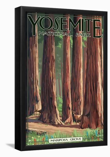 Mariposa Grove - Yosemite National Park, California-null-Framed Poster