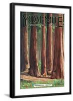 Mariposa Grove - Yosemite National Park, California-Lantern Press-Framed Art Print