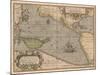 Maris Pacifici (From Theatrum Orbis Terraru), 1595-Abraham Ortelius-Mounted Giclee Print