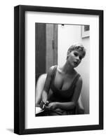 Marisa Allasio Wearing a Large Collar Clothing-null-Framed Photographic Print