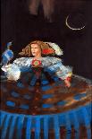 Menina with Blue Moon-Marisa Leon-Giclee Print