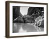 Mariscal Canyon, with Steep, Jagged Walls Rising Sharply from River, at Big Bend National Park-Myron Davis-Framed Photographic Print