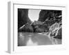 Mariscal Canyon, with Steep, Jagged Walls Rising Sharply from River, at Big Bend National Park-Myron Davis-Framed Photographic Print