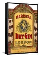 Mariscal Dry Gin Label-null-Framed Stretched Canvas