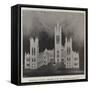 Marischal College, Aberdeen, with its Projected Extensions-null-Framed Stretched Canvas