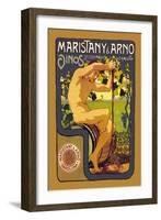 Maristany and Arno Vinos-J. Llaverias-Framed Art Print