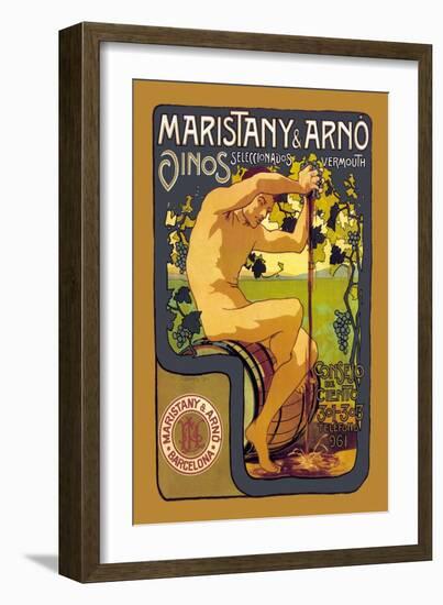 Maristany and Arno Vinos-J. Llaverias-Framed Art Print