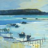 Plein Air Waterfront-Marita Freeman-Stretched Canvas