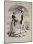 Marital Habits-Honore Daumier-Mounted Giclee Print