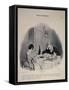 Marital Habits-Honore Daumier-Framed Stretched Canvas