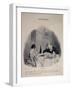 Marital Habits-Honore Daumier-Framed Giclee Print