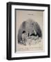 Marital Habits-Honore Daumier-Framed Giclee Print