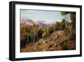 Maritime Alps and Valley of the Paglioni, Near Nice, France-John Mulcaster Carrick-Framed Giclee Print