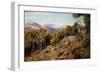 Maritime Alps and Valley of the Paglioni, Near Nice, France-John Mulcaster Carrick-Framed Giclee Print
