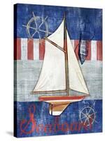 Maritime Boat II-Paul Brent-Stretched Canvas