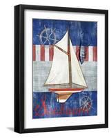 Maritime Boat II-Paul Brent-Framed Art Print