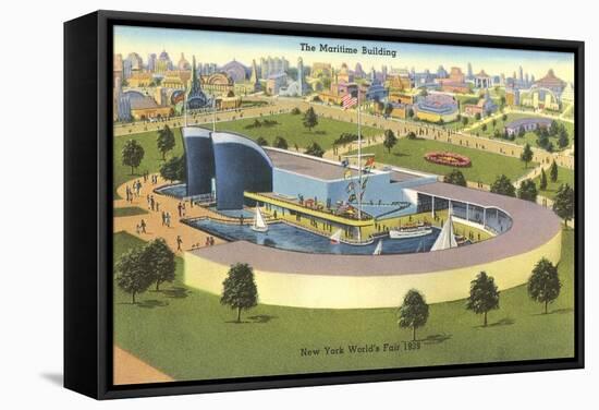 Maritime Building, New York World's Fair, 1939-null-Framed Stretched Canvas