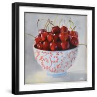 Maritime Cherries-Jenny Westenhofer-Framed Art Print