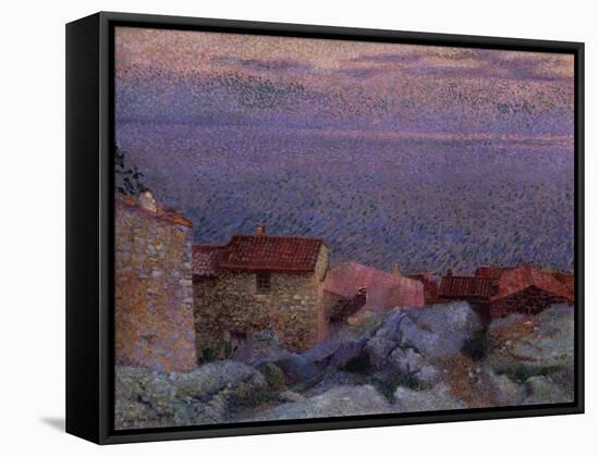 Maritime Landscape. Paysage Maritime-Henri Edmond Cross-Framed Stretched Canvas