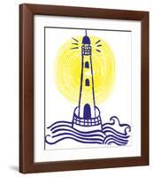 Maritime Lighthouse-Emilie Ramon-Framed Giclee Print