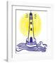 Maritime Lighthouse-Emilie Ramon-Framed Giclee Print