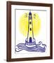 Maritime Lighthouse-Emilie Ramon-Framed Giclee Print