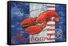 Maritime Lobster-Paul Brent-Framed Stretched Canvas