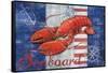 Maritime Lobster-Paul Brent-Framed Stretched Canvas