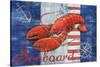 Maritime Lobster-Paul Brent-Stretched Canvas