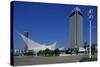 Maritime Museum and Kobe Port Tower-null-Stretched Canvas