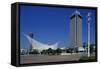 Maritime Museum and Kobe Port Tower-null-Framed Stretched Canvas