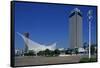 Maritime Museum and Kobe Port Tower-null-Framed Stretched Canvas