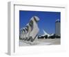 Maritime Museum and Meriken Park, Kobe, Kansai, Japan-null-Framed Premium Giclee Print