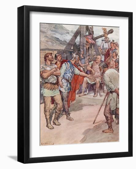 Marius and the Ambassadors of the Cimbri-William Rainey-Framed Giclee Print