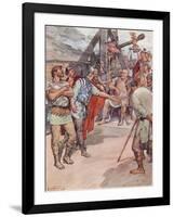 Marius and the Ambassadors of the Cimbri-William Rainey-Framed Giclee Print